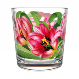 Набор стаканов стеклянных 6шт. 250мл низкие Тюльпаны, в п/у Декостек 144-Д