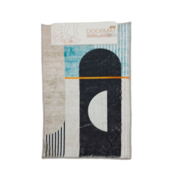 Коврик напольный для ванной 40х 60см Абстракция, велюр Радужный Дом РД68236