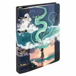 Тетрадь 120 листов Brauberg Anime, на кольцах 404733