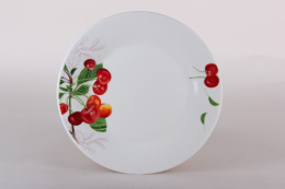 Тарелка фарфоровая мелкая 200мм Sweet cherry Коралл ZX2434-8FP