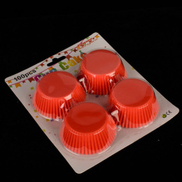 Формы для выпечки бумажные набор 100шт. для кексов, маффинов, на блистере 2260-1/524214