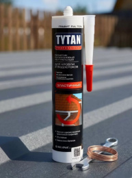 Герметик силиконовый Tytan Professional для кровли и водостоков нейтральный 310мл прозрачный 165780
