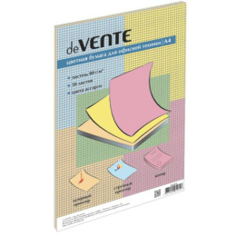 Бумага А4 Devente пастель 5 цветов 80г  50 листов 2072412