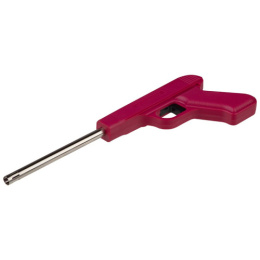 Пьезозажигалка пистолет JZDD-17-BRD, бордовый Energy 157428