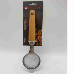 Сито из нержавеющей стали d- 6см l-23см деревянная ручка Радужный Дом РД72981