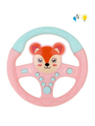 Руль музыкальный, свет, звук, в пакете Наша Игрушка 2192E-19/654869