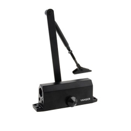 Доводчик дверной Vanger DC-85-BL со складным рычагом, до 85кг, от -40 до +60 C°, черный Vanger 42252