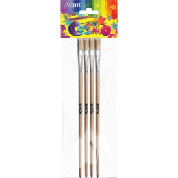 Кисть №18 щетина плоская живописная, деревянная ручка, Devente Cosmo 8073309