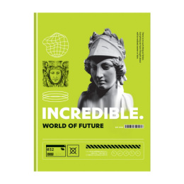 Блокнот А4 120 листов Биз BG Невероятный мир, книжный переплет ББ4Т120_ЛГ 11088