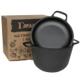 Кастрюля чугунная  4л крышка - сковорода Гардарика 1304-4