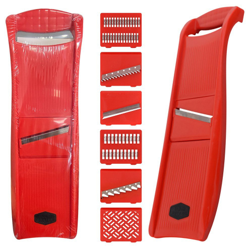 Овощерезка многофункциональная нержавеющая сталь + пластик  6 предм. Мультидом МТ76-113