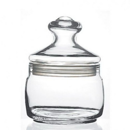 Банка стеклянная со стеклянной крышкой Cesni 0,42л, в п/у Pasabahce Бор 97554