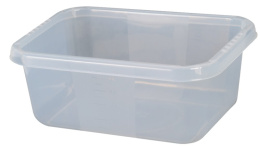 Таз пластиковый прямоугольный  5л мерный прозрачный, цвета в ассортименте Ар-Пласт 03091