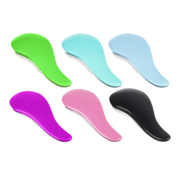 Расческа массажная пластиковая 14,5х6см Проф, 6 цветов в ассортименте ЮниLook 356-594